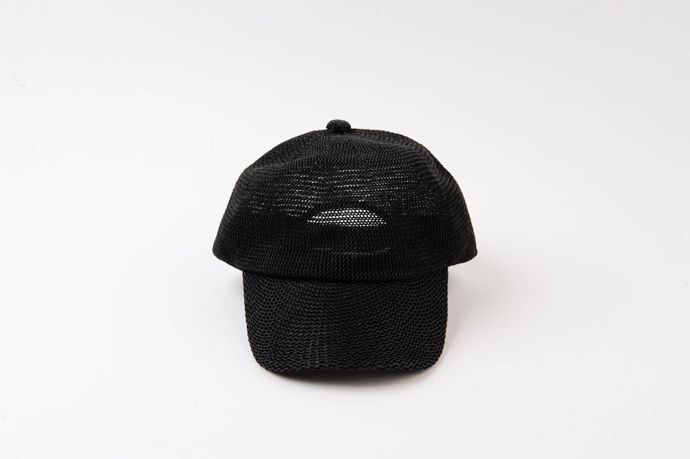 MESH BASEBALL CAP-BLACK