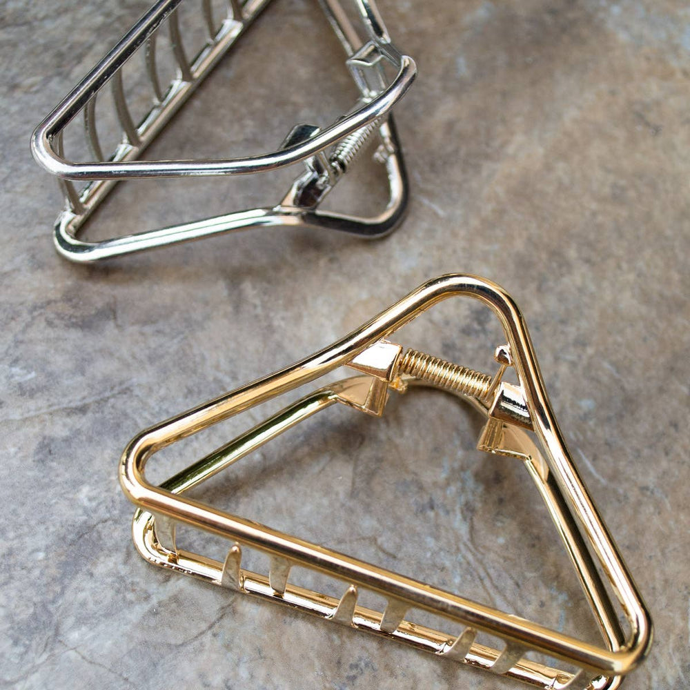 Metal Triangle Hair Clip