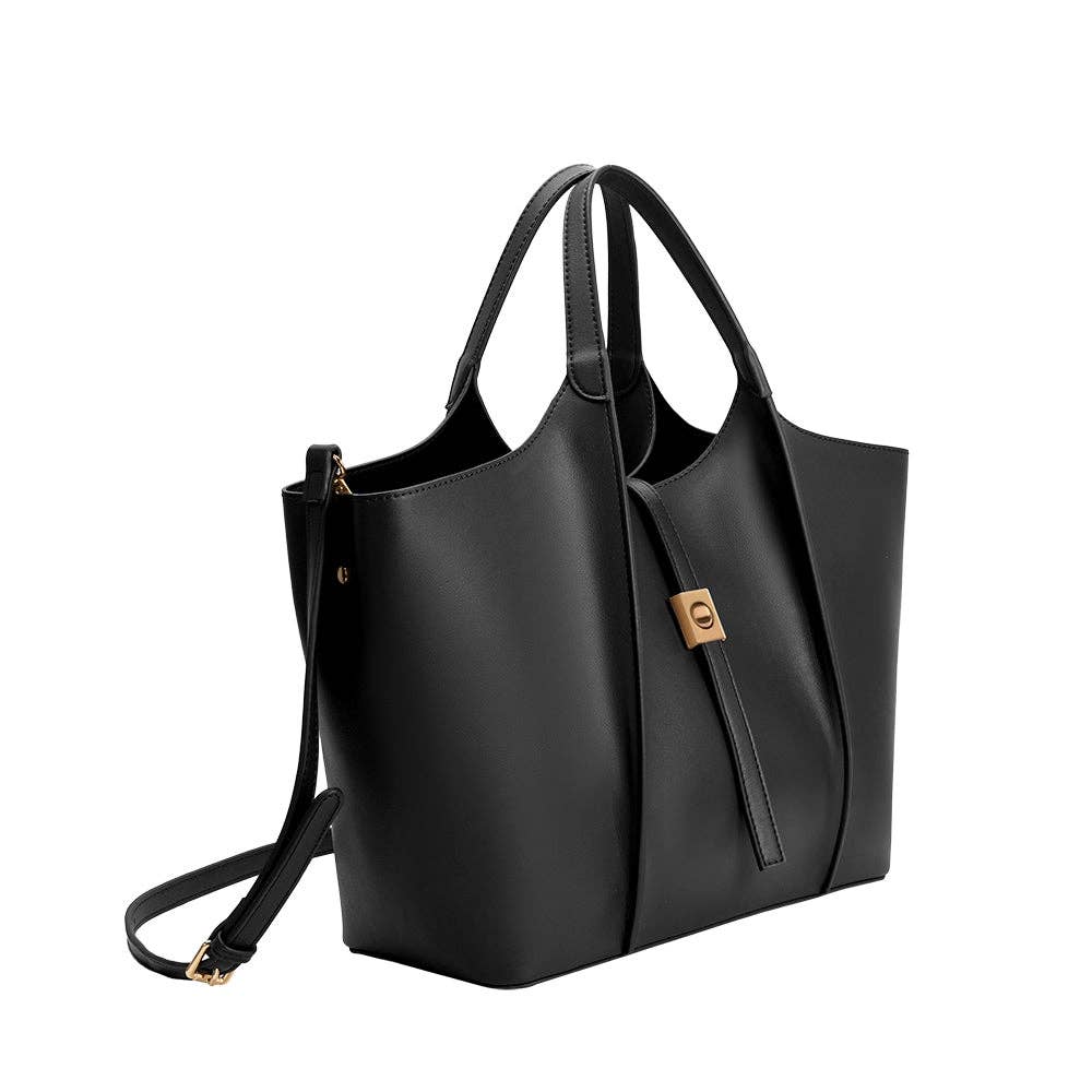 Malia Black Vegan Tote Bag Pre-Order 10/15