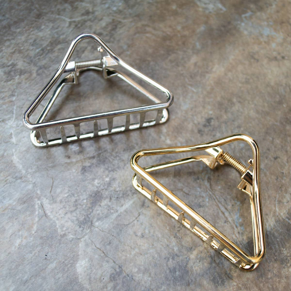 Metal Triangle Hair Clip