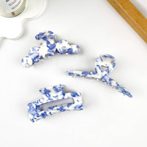 Cute Mini Acetate Heart Hair Claw Clips
