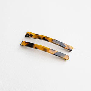 Eco Simple Hair Bobby Pin Set: Amber Mix