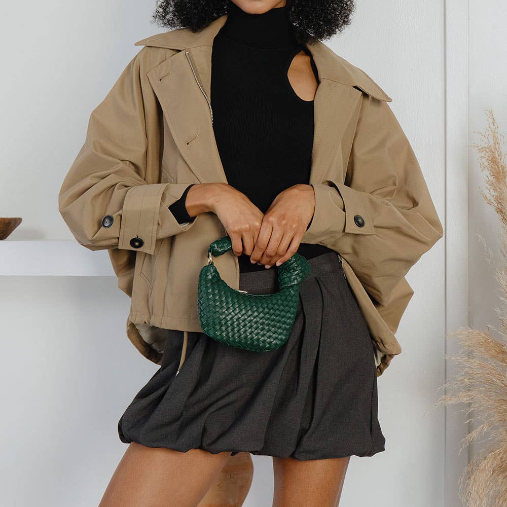 Brigitte Black Recycled Vegan Bag Charm