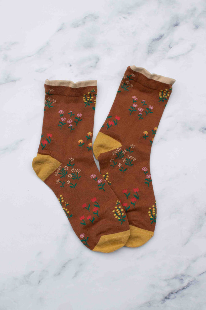 Women's Penelope Floral Casual Socks
