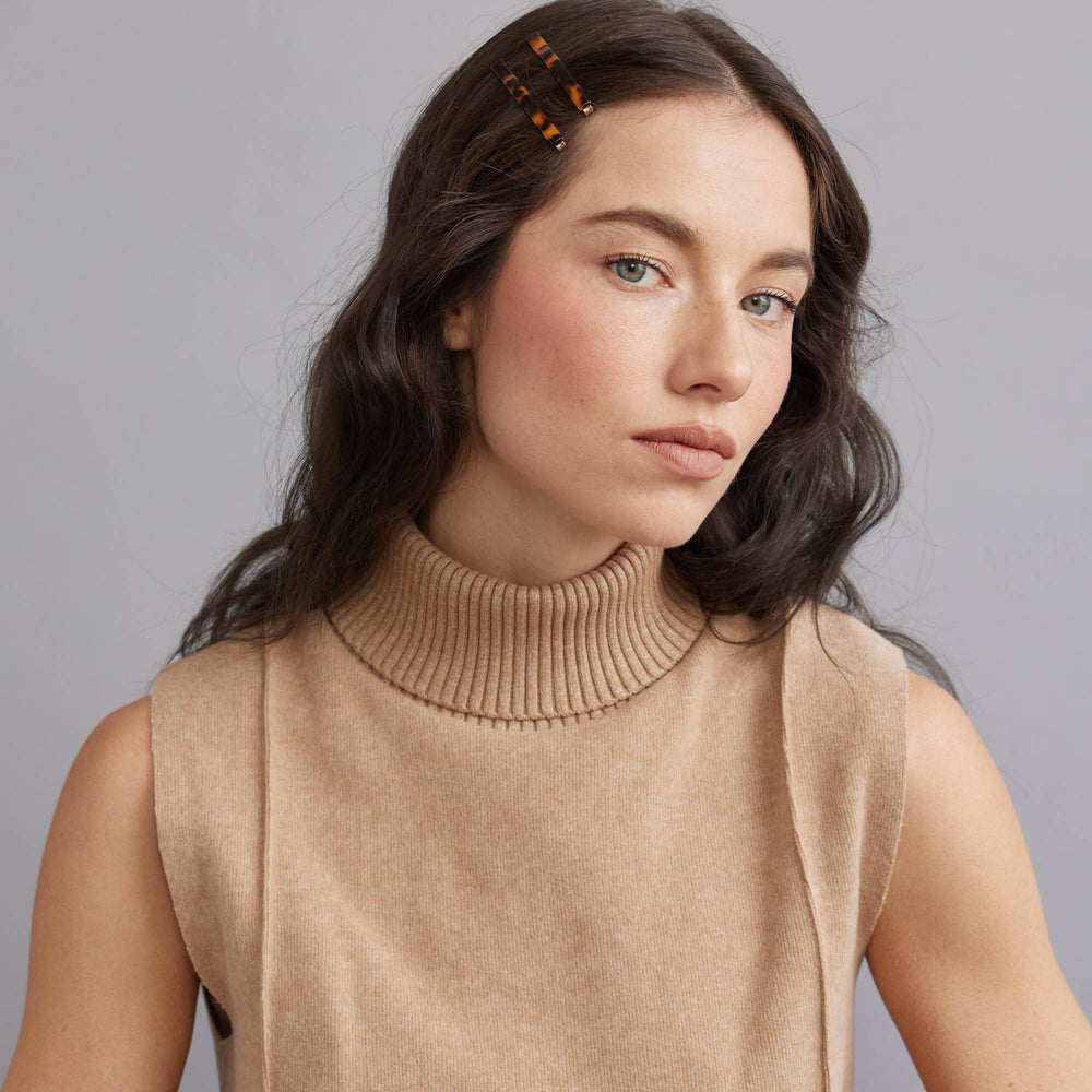 Eco Simple Hair Bobby Pin Set: Amber Mix