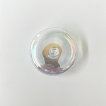 Gentle Habits Glass Incense Holder - Iridescent