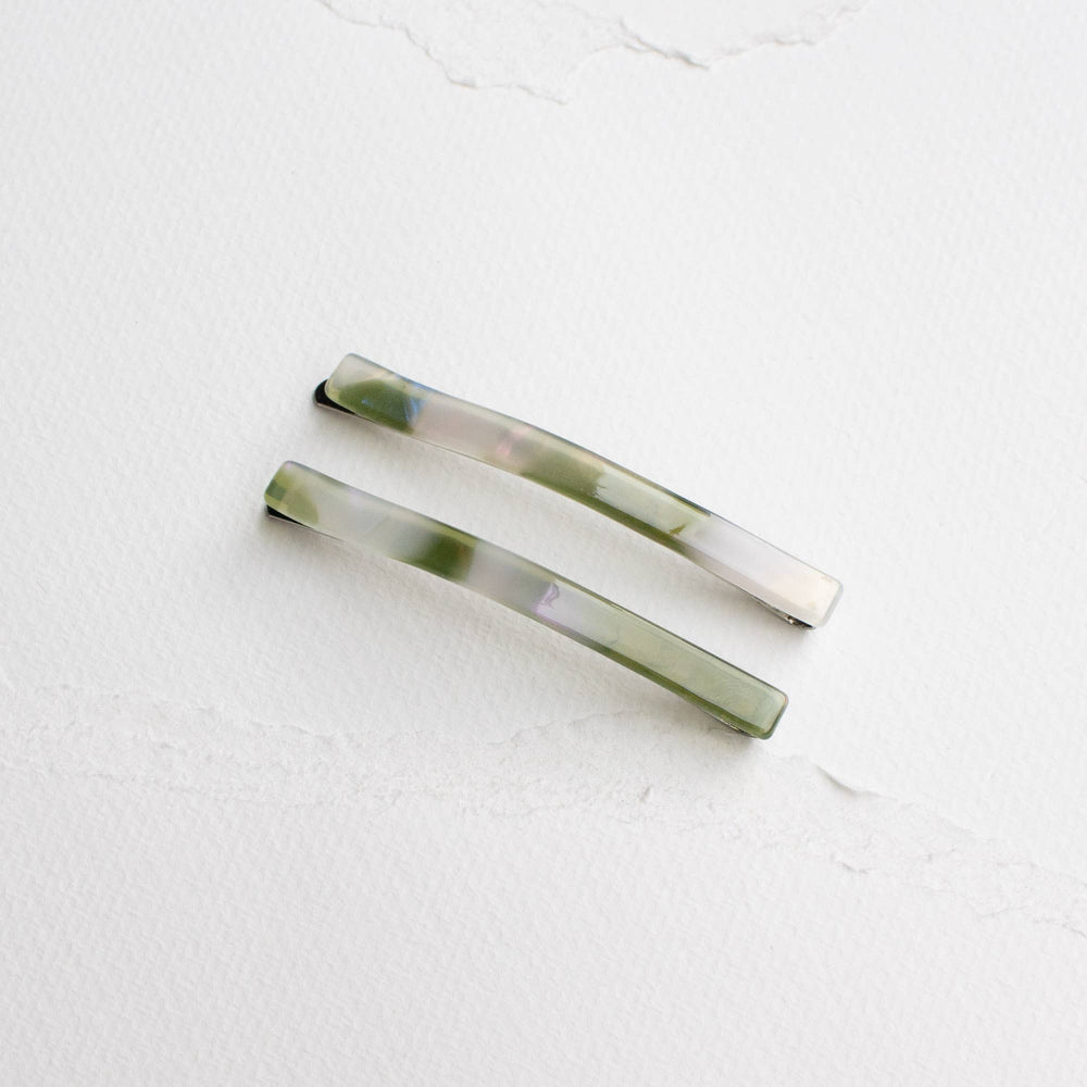 Eco Simple Hair Bobby Pin Set: Amber Mix
