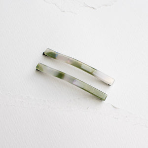 Eco Simple Hair Bobby Pin Set: Amber Mix