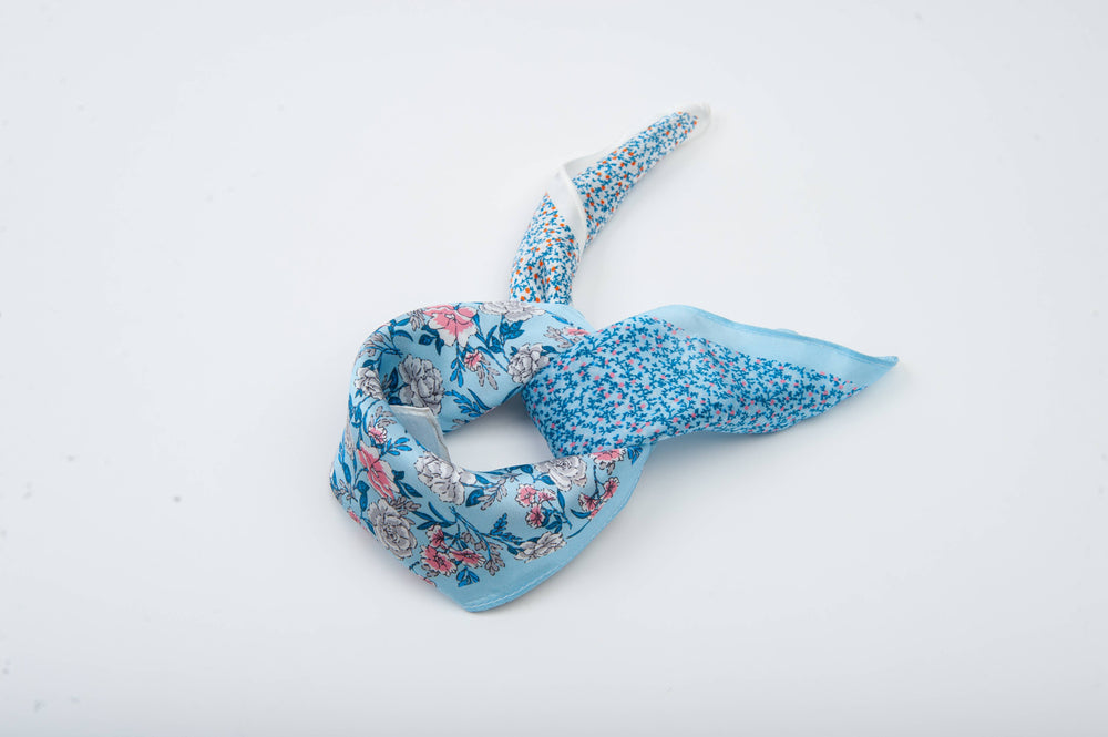 SVBL1076-BYRON BAY SILK SCARF-FLORAL MIX