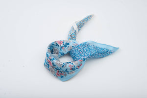 SVBL1076-BYRON BAY SILK SCARF-FLORAL MIX
