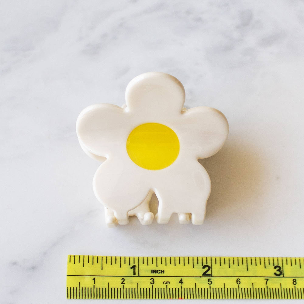 Eco Single Daisy Hair Claw Clip