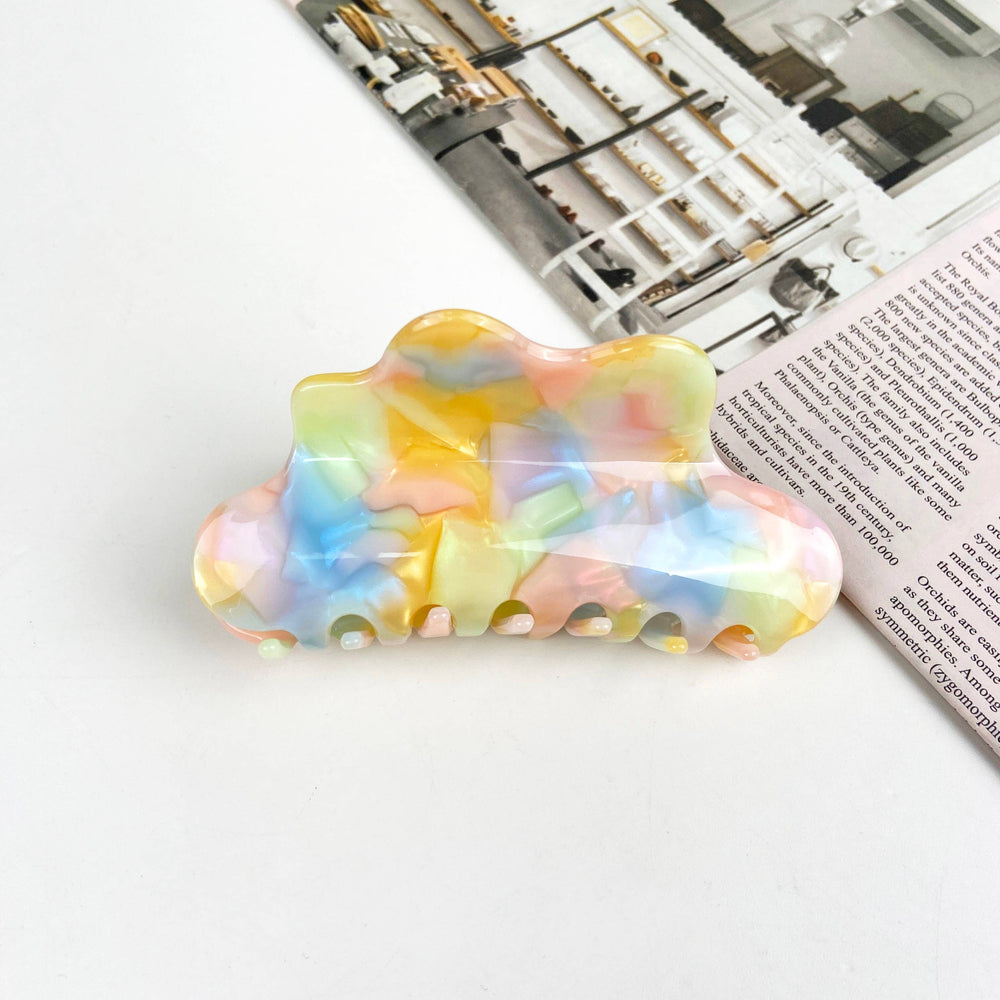 Acetate Colorful Claw Clip Cloud Hair Clips