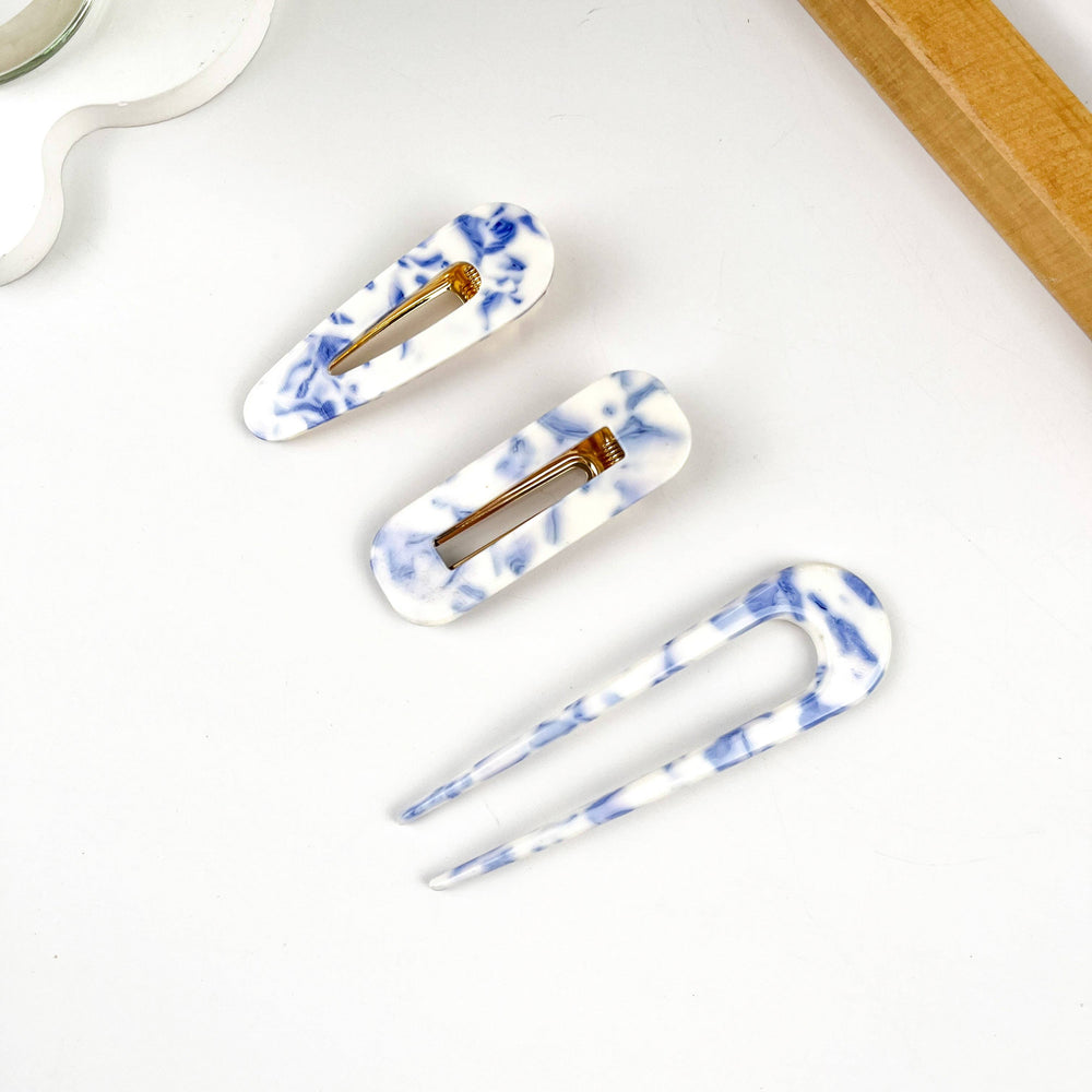 Cute Mini Acetate Heart Hair Claw Clips