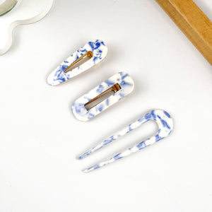 Cute Mini Acetate Heart Hair Claw Clips