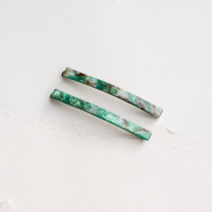 Eco Simple Hair Bobby Pin Set: Amber Mix