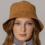 Thin Corduroy Bucket Hat