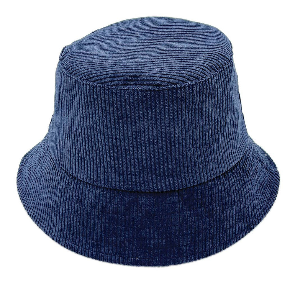 Thin Corduroy Bucket Hat: ONE SIZE / BLK