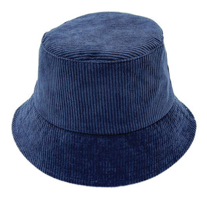 Thin Corduroy Bucket Hat: ONE SIZE / IVY