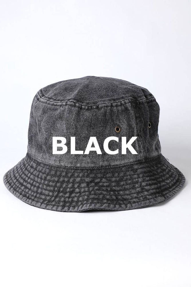 Cotton Canvas Denim Bucket Safari Boonie Hat: SM / DARK BLUE