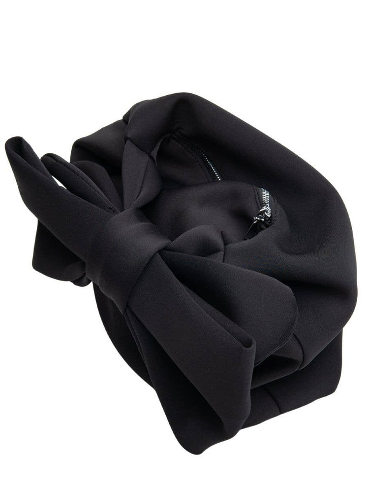 Neoprene Jumbo Bow Handle Purse