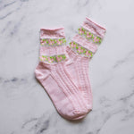 Alice Floral Casual Socks