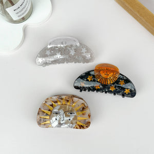 Sun Series Acetate Hair Claw Clip