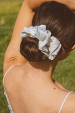 Coastal Floral Jumbo Scrunchie