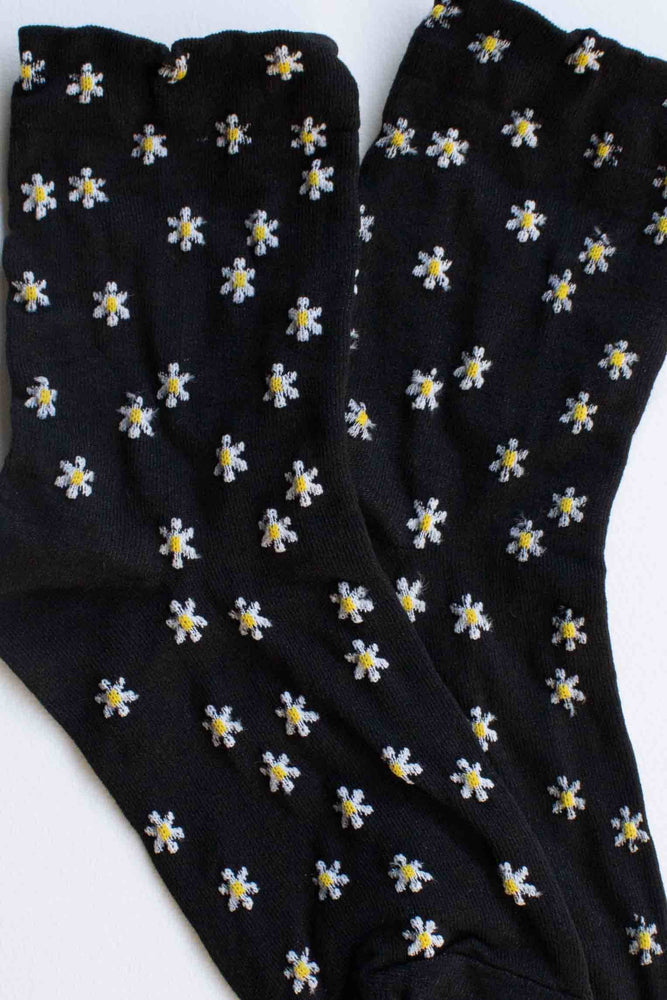 Daisy Meadow Cotton Blend Socks