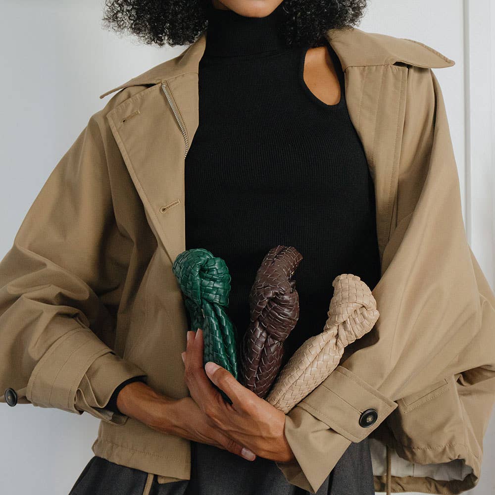 Brigitte Black Recycled Vegan Bag Charm