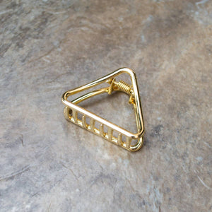 Metal Triangle Hair Clip