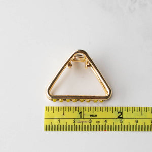 Metal Triangle Hair Clip