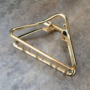 Metal Triangle Hair Clip