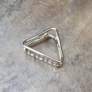 Metal Triangle Hair Clip