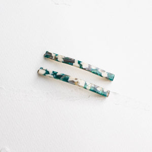 Eco Simple Hair Bobby Pin Set: Amber Mix