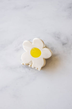 Eco Single Daisy Hair Claw Clip