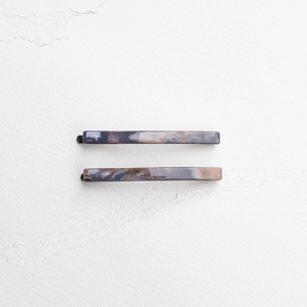 Eco Simple Hair Bobby Pin Set: Amber Mix
