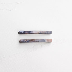 Eco Simple Hair Bobby Pin Set: Red