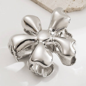 Floral Metal Geometric Hair Claw Clip – Chic Style_CWAHA6182