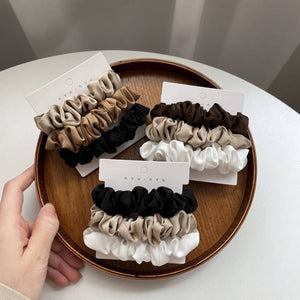 NEW TEMPERAMENT SET SIMPLE HAIR SCRUNCHIES_CWAHA2729