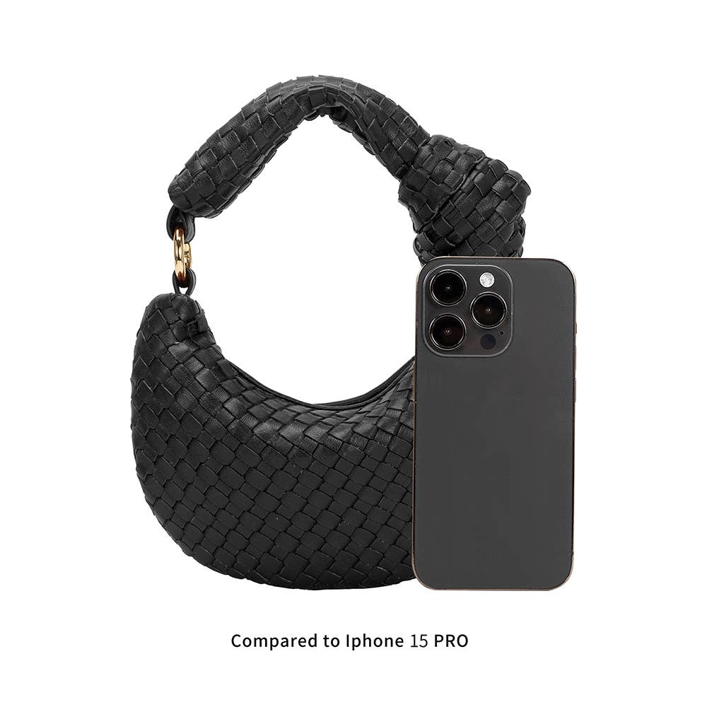 Brigitte Black Recycled Vegan Bag Charm