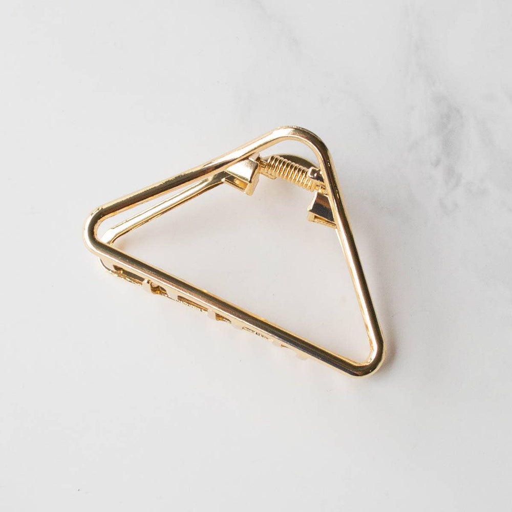 Metal Triangle Hair Clip