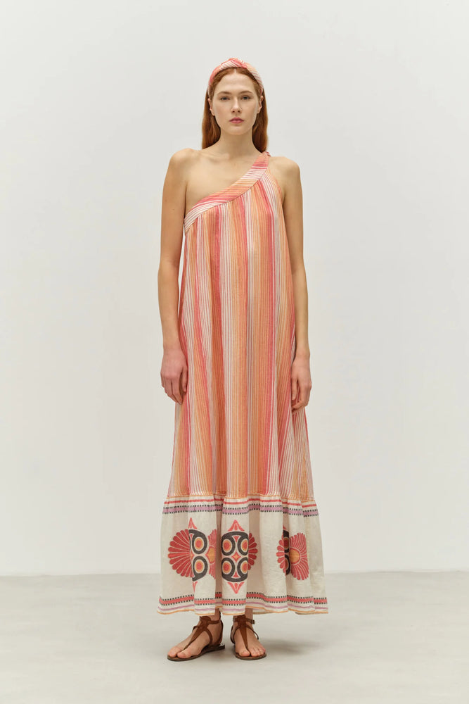 Devotion Twins Delphi One Shoulder Maxi Dress