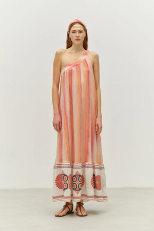 Devotion Twins Delphi One Shoulder Maxi Dress