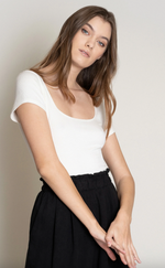 Jane Tee - Upcycled Baby Rib