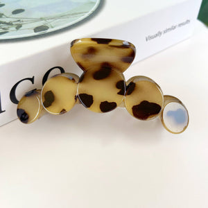 Leopard Print Hair Claw Clip