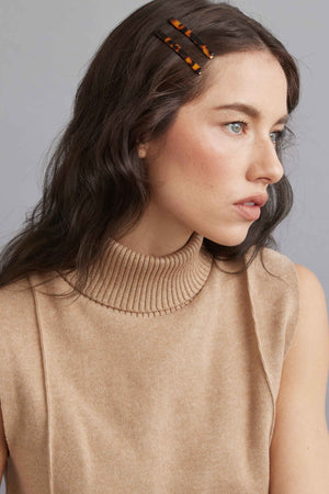 Eco Simple Hair Bobby Pin Set: Amber Mix