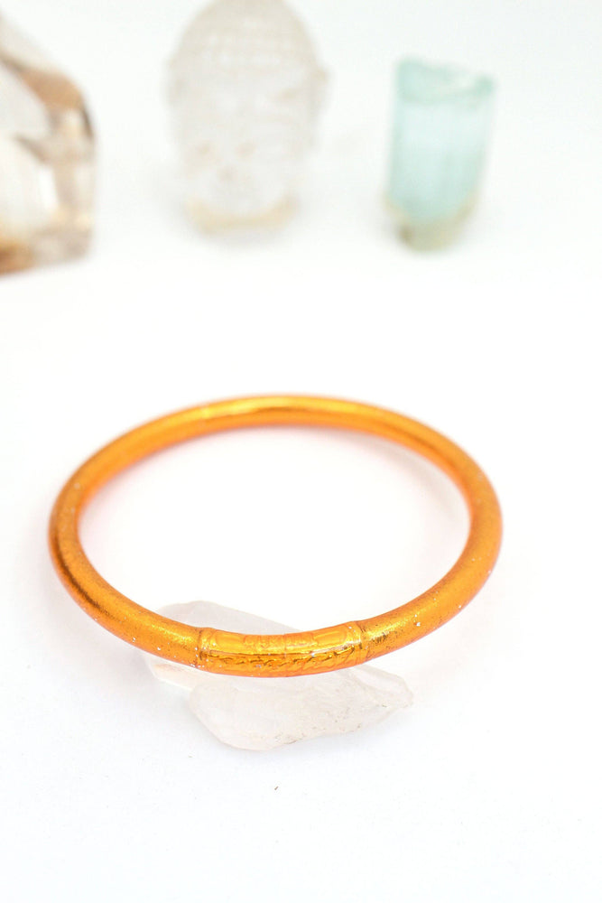 Single Rainbow Thai Buddhist Temple Bracelet, Mantra Bangle