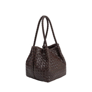 Anahi Espresso Recycled Vegan Top Handle Bag