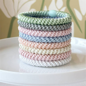 BOXED SMALL FRESH MIXED COLOR HAIR TIE 8-PIECE SET_CWAHA2438