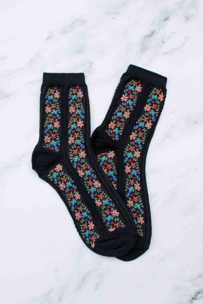 Women's Aahana Floral Casual Socks